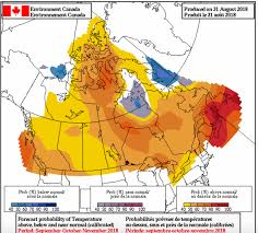 Lytton, a village in british columbia, became the first place in canada to record a temperature above 113 degrees fahrenheit on sunday, with the thermometer hitting. Map Of The Week Temperature Forecast Probabilities The Canola Council Of Canada
