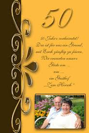 Ihr ausgewählter schöner spruch sollte in ihrer persönlichen glückwunschkarte oder einladung zur goldenen hochzeit gut in szene gesetzt werden, damit er die. Einladung Einladungskarten Goldene Hochzeit Dankeskarten Shop
