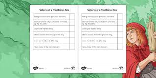 Features Of A Traditional Tale Ks2 Checklist Primary