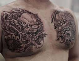 These chinese tattoos typically have large and detailed designs. Foo Dog Tattoos Meanings Tattoo Designs Ideas