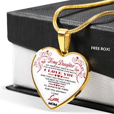 Best Gift For Daughter From Mom How Much I Love You Heart Pendant Girlfriend Necklace Gift Necklace For Girlfriend Girlfriend Jewelry Gift