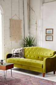 Ava Velvet Tufted Sleeper Sofa Avec Images Casa Decoration Interieur Maison Idees Pour La Maison