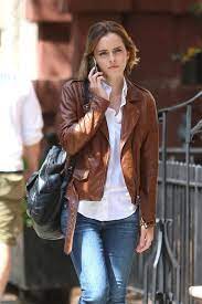 Pin By Manjoo Berry On Emma Watson Leather Jackets Women Fashion Leather Jacket