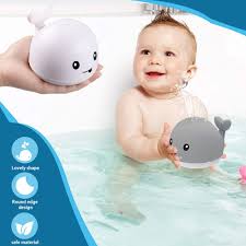 You press the light up snorkel button for fun phrases and sounds that include 15 melodies and 4 songs to sing along to. Buy Dptoyz 2021 Updated Baby Bath Toys Light Up Bath Toys Whale Automatic Squirt Bath Toys With Led Light Pool Bathtub Toys Pack Of 2 Online In Turkey B08znb8qxf