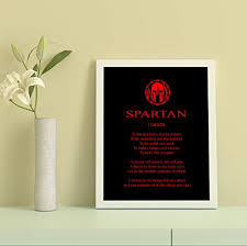 A wide variety of spartan products options are available to you, such as use, material, and theme. Spartan Code Affirmations I Choose Motivational Quotes Wall Art 8 X 10 Print Wall Decor Ready To Frame Black Red Gloss Warrior Print For Home Gym Office Decor Choose To Win Buy Online In Bosnia