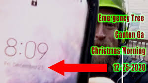 When is christmas in the garden in columbus ga? Emergency Tree Removal In Canton Ga Christmas Morning 2020 Youtube