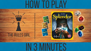 When you play splendor for the very first time after hearing the rules explanation, the game flow seems self explanatory. How To Play Splendor In 3 Minutes The Rules Girl Youtube