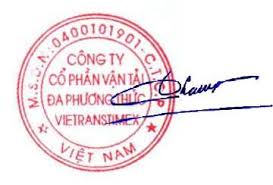 CÔNG TY CỔ PHẦN VẬN TẢI ĐA PHƯƠNG THỨC VIETRANSTIMEX