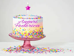 Buon Compleanno Federica Buon Compleanno Compleanno Torte