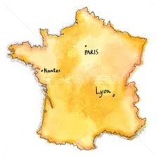France time zone and map with current time in the largest cities. Franta HartÄƒ Acuarela Vopsit Desen Semna Imagine De Stoc C Ultrapro 2717266 Stockfresh