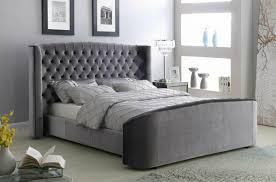 The wonderful lucy bed can accommodate any kind of bedroom, whether it's traditional or contemporary style. King Size Plush Velvet Bed Novocom Top