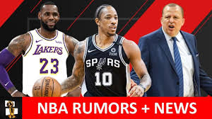 Прямые трансляции, фото и видео, результаты матчей по баскетболу. Nba News 2020 Season Officially Returning Demar Derozan To Miami Heat Knicks Hiring Thibodeau Youtube