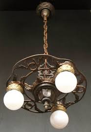 Antique Lighting Fixtures 1920s Cast Iron Bare Bulb Etsy Antique Light Fixtures Antique Lighting 1920s Light Fixtures