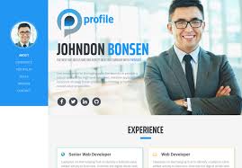 Personal profile template is a profile sample that shows the process and procedure of presenting information about a person. 41 High Quality Free Responsive Personal Portfolio Cv Resumes Templates In 2018