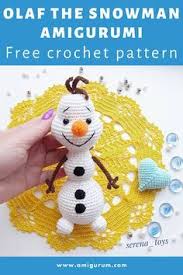 Olaf The Snowman Crochet Pattern Amiguroom Toys In 2020 Crochet Keychain Pattern Doll Amigurumi Free Pattern Doll Patterns Free