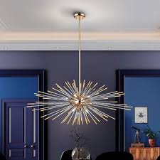 Our pendant lighting delivers the perfect style and look everytime. Schuller Evasion 381635d Single 9 Light Pendant Gold With Remote