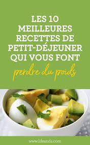 Les 10 Meilleures Recettes De Petit Dejeuner Qui Vous Font Perdre Du Poids Esprit Sante Recette De Petit Dejeuner Petit Dejeuner Meilleur Recette