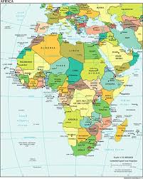 Alphabetical List Of All African Countries With Capitals Africa Map Political Map African Map