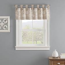 tab top beige kitchen curtains for
