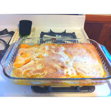 Homemade Peach Cobbler 3 Made With Jiffy Cornbread Mix Homemade Peach Cobbler Yummy Food Dessert Recipes