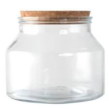 The transparent jar makes it easy to find what you are looking for, regardless of where it is placed. Dunelm Small Clear Glass Storage Jar With Cork Lid Glass Storage Jars Glass Jam Jars Glass Spice Jars