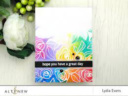 Bamboo Rose Stamp Set Floral Cards Card Making Watercolor Cards