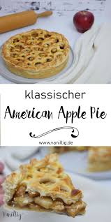 Klassischer American Apple Pie Apfelkuchen Rezept Einfach Apfelkuchen Rezept Lecker Apple Pie