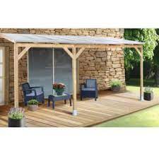Pergola Adossee Bois Traite Toiture Polycarbonate 3x3 M Pergola Adossee Bois Toiture Polycarbonate Et Pergola