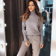 This knitted knockers pattern will help you feel like you did some good for people in a tough spot, since they&#39;ll go directly to women who need them. Autumn Winter Knitted Tracksuit Turtleneck Women Knitted Sets Two Piece Set Top And Pants Women 2 Piece Set Casual Suit Outfits Pant Suits Aliexpress