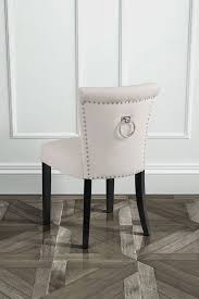Positano Dining Chair With Back Ring Black Legs Cream Dining Chairs Chair Cream Dining Chairs