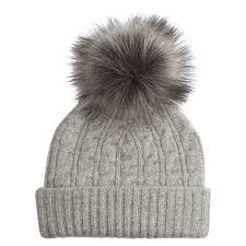 Welcome to h&m, your shopping destination for fashion online. Cashmere Beanie Hat With Faux Fur Pom Pom Cashmere Culture