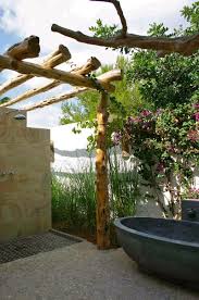 The bathroom may even be connected to the garage or pool shed. 66 Outdoor Bathroom Designs That You Gonna Love Digsdigs