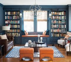 Turn The Window Wall Into A Cozy Reading Nook With Bookshelves On Either Side Home Library Design Living Room New York European Home Decor