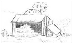 These pencil drawing lessons are excellent for total beginners! Characteristic Old Barn Drawing