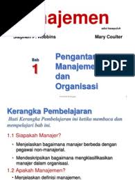 Robbins dalam bukunya organizational behavior (p334, 516),. Bab 1 Pengantar Manajemen Dan Organisasi Pdf