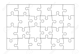 Free for commercial use no attribution required high quality images. Jigsaw Puzzle Template 24 Pieces Vector Royalty Free Cliparts Vectors And Stock Illustration Image 19551044