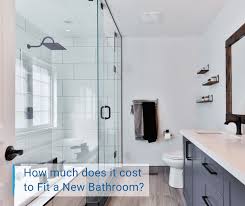Some fresh master bathroom ideas can give your home the uplift that it might need and raise your spirits too! How Much Does It Cost To Fit A New Bathroom Bathroom Ideas