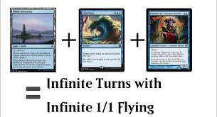 Even with the altered wording, time walk remains the cheapest way to get an extra turn in the game. Combo Cheesy Infinite Turns Combo With New Common Island Magictcg