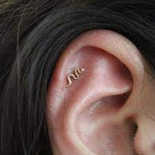 Industrial Strength Australia On Instagram Helix By Danae Pretty Prix Using An Bodygems Solid 14k Snake Danae Works Piercings Piercing Jewelry Piercing
