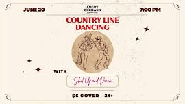 Country Line Dancing at Angry Orchard