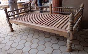 Just Got The First Pic Of This Darling Daybed We Designed Made Out Of Two Antique Rather Bedraggled Indian B House Furniture Design Wooden Sofa Set Diy Daybed
