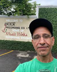 With Computer Paul at Anchor Studio, Kingston, Jamaica