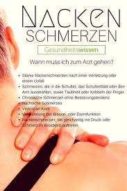 Wenn Man Nackenschmerzen Hat Kann Das Mehrere Grunde Haben Problematisch Wird Es Vor Allem Wenn Die Schmerzen Besond Nackenschmerzen Schmerz Nacken Schmerzen