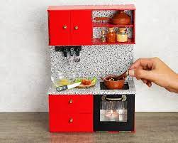 Miniature Kitchen Real Food Cooking Tiny Stove Cooking Set Mini Stove Dollhouse Kitchen In 2021 Miniature Kitchen Mini Kitchen Mini Stove