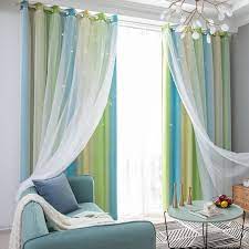 Jan 29, 2020 · walmart's mainstays blackout energy efficient curtains and the deconovo room darkening thermal curtains are both under $15 per panel. Curtain Blackout Star Curtains Bedroom Living Room Double Layer Window Curtain Walmart Com Walmart Com