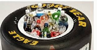While a soft compound can give the dirt tires are very not the same as the dry tires; The Race Cooler Co Based In Merrick N Y Offers Beverage Coolers Made From Used Nascar Tires Special Events