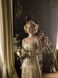 Lily James As Lady Rose Mcclare In Downton Abbey Downton Abbey Dresses Rose Wedding Dress Downton Abbey Wedding