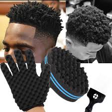 Burst fade sur cette coiffure pour homme noir nous avons la trs tendance coiffure fauxhawk couple. Eponge En Mousse Pour Cheveux Pour Salon Barbier Pour Hommes Twist Gants Peigne Fourchette Boucles Pour Hommes Africain Aliexpress