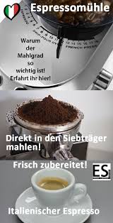 Espressomuhlen 2021 Fur Siebtragermaschinen Mahlgrad Espresso Espressomuhle Espresso Espresso Bohnen