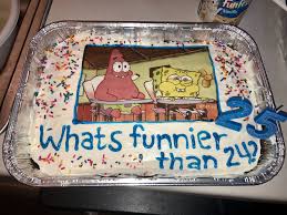 25th Birthday Cake Spongebob Birthday Cake 25th Birthday Cakes Spongebob Cake 25th Birthday